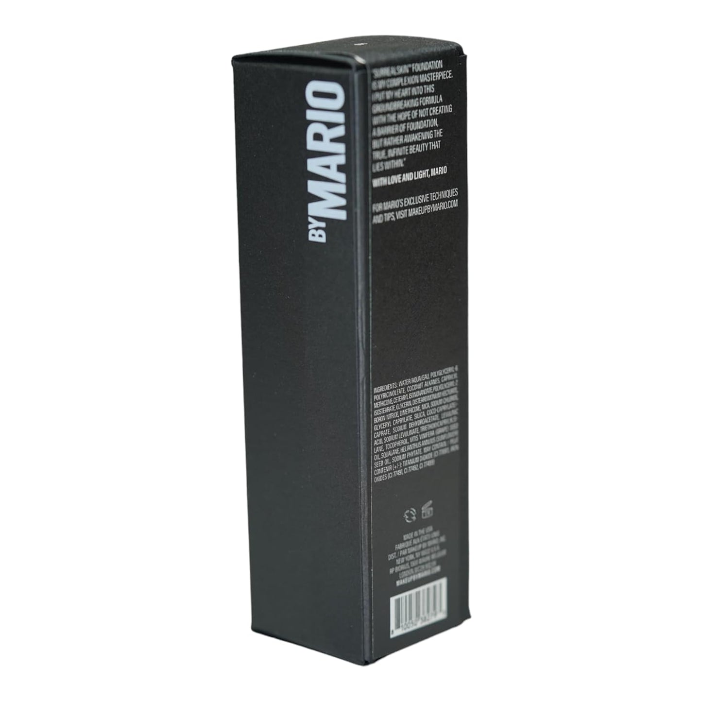 MAKEUP BY MARIO SurrealSkin Liquid Foundation, Liquid Formula, Vegan, Long-wearing coverage, Hydrating, Natural Finish, Size 30 mL (14O - medium with warm undertone and olive undertone)