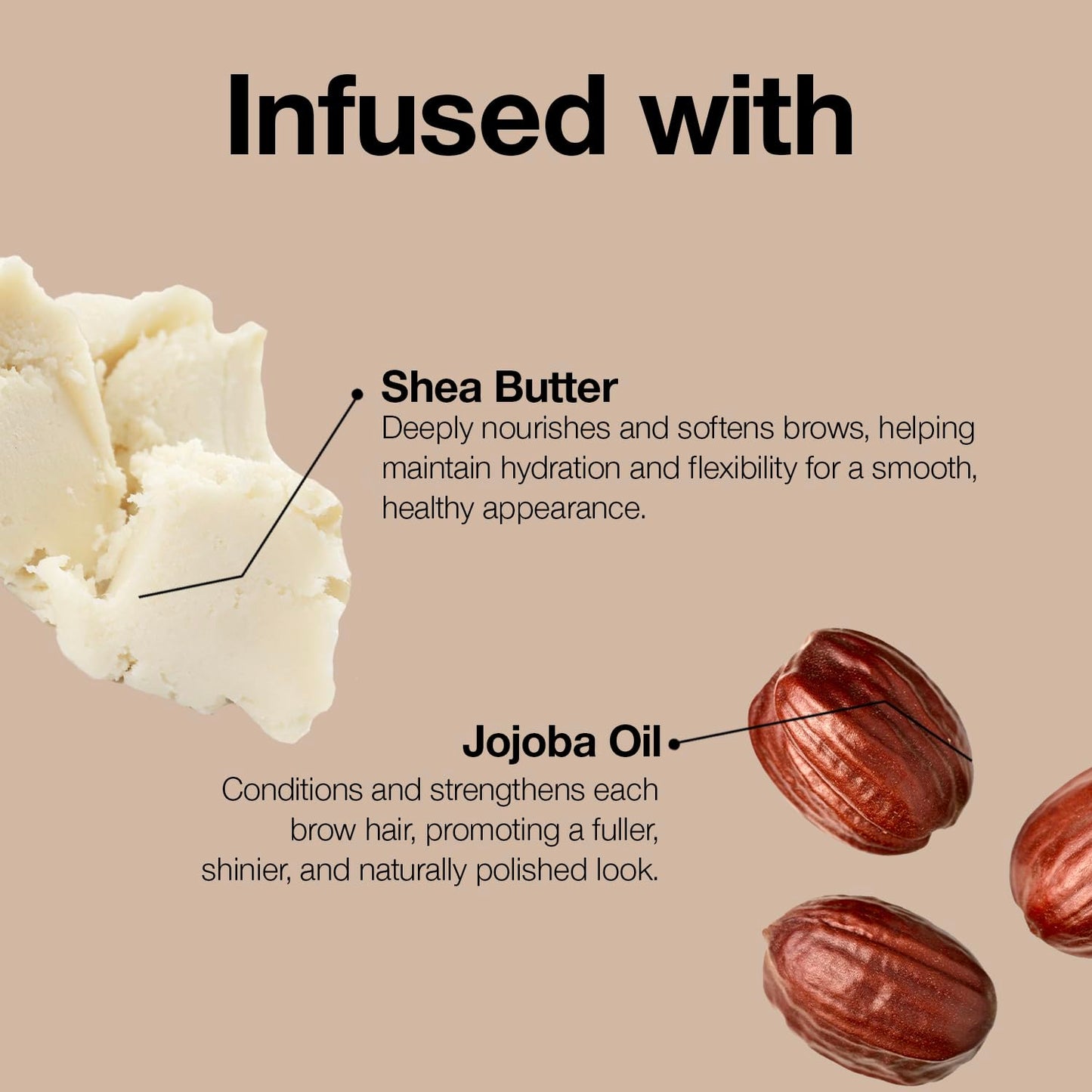 Palladio Brow Powder for Eyebrows, Soft and Natural Eyebrow Powder with Jojoba Oil & Shea Butter, Helps Enhance & Define Brows, Compact Size for Purse or Travel, Includes Applicator Brush, Dark Brown