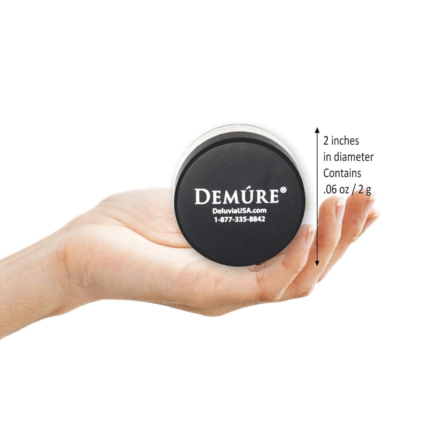 Demure Mineral Loose Powder Blush - Natural, Professional, Cruelty-Free Makeup (Satin Rose)