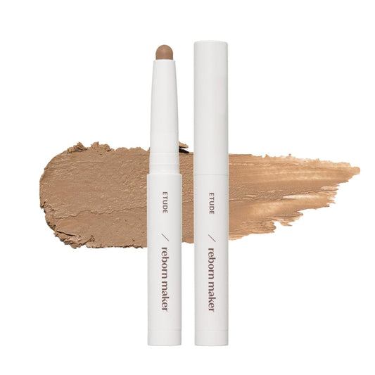 ETUDE Reborn Maker Contour Stick #Warm Shading | Naturally Sculpt & Define | Creamy Formula for Seamless Blending | Multi-purpose Contour Stick | Korean Makeup, Kbeauty, Perfect for Gift