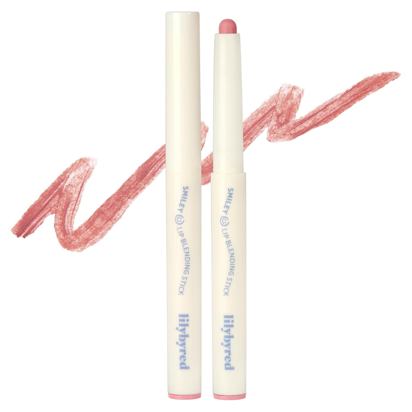 lilybyred Smiley Lip Blending Stick | Korean 3-in-1 Multi-Use Lip Liner, Smooth Creamy Texture, Long-Lasting Matte Finish, Soft Blur Effect, Precision Contour Pencil, 0.028 oz. (05 Smile with Me)