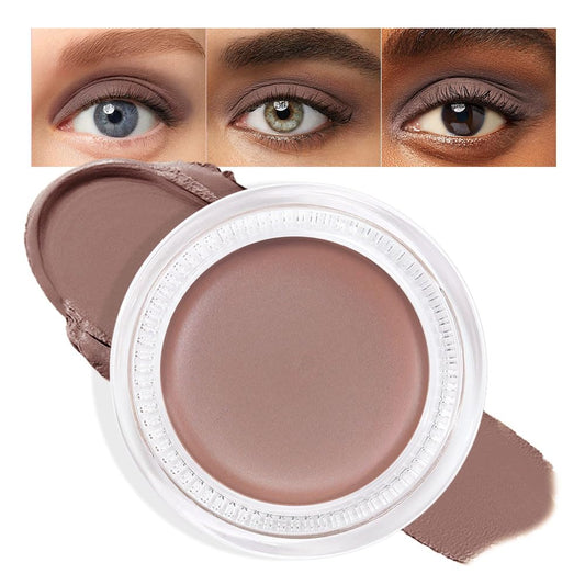 Single Cream Stone Matte Eyeshadow Palette Makeup, Natural Single Mini Instant Holographic Eyeshadow For Women, Sombras Crema Para Ojos, Talc, Paraben & Cruelty Free, 22