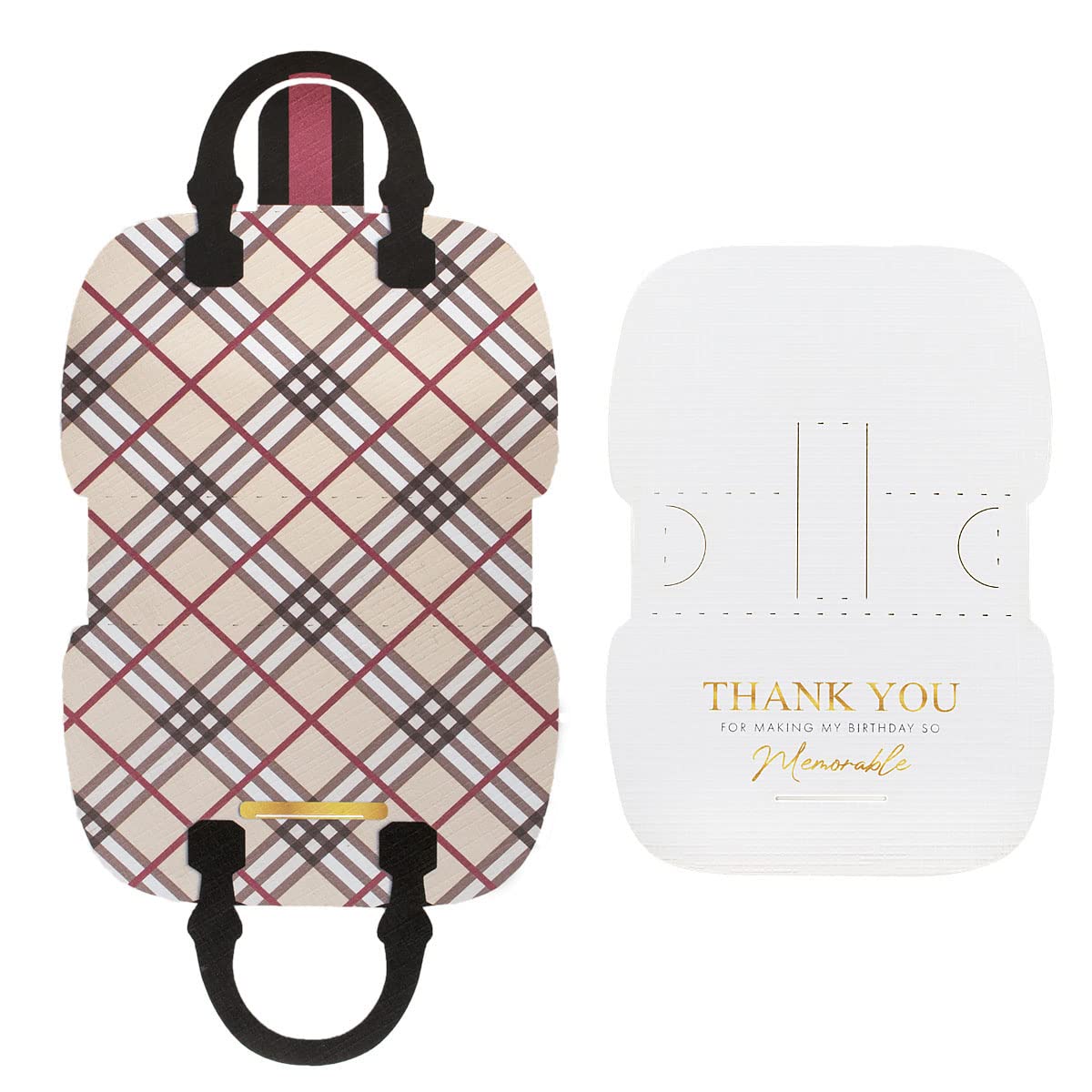 Summer-Ray 25 Sets Luxury Lip Balm Holder for Wedding Party Favors Thank You for Celebrating with Us on Our Special Day (For Birthday)