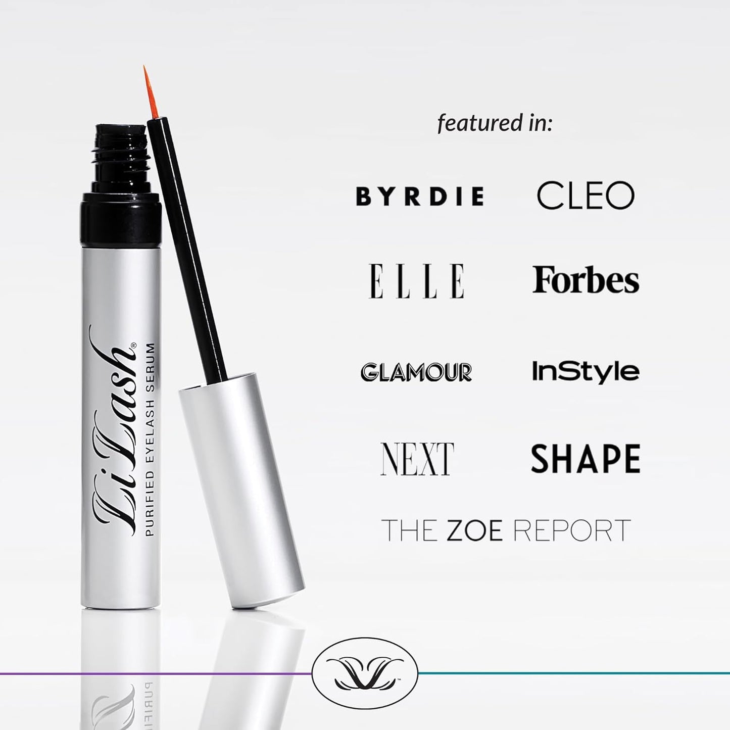 LiLash XL Eyelash Serum to Grow Longer & Fuller-Looking Lashes - Eyelash Growth Enhancer, Safe for Use with Contacts, Lash Extensions, Sensitive Eyes - Vegan & Cruelty-free (4mL, 6-Month Supply)