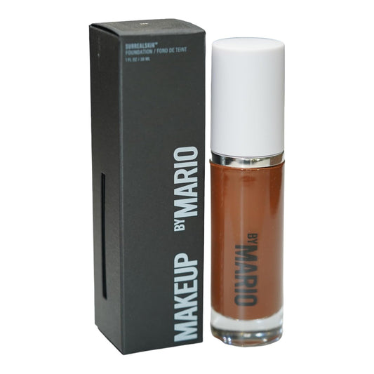 MAKEUP BY MARIO SurrealSkin Liquid Foundation, Liquid Formula, Vegan, Long-wearing coverage, Hydrating, Natural Finish, Size 30 mL (26N - dark with neutral undertone)