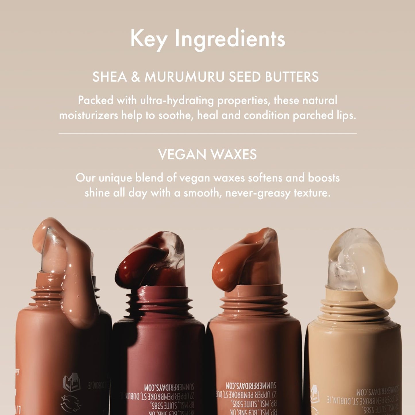 Summer Fridays Tinted Lip Butter Balm - Conditioning Vegan Lip Balm for Instant Moisture, Shine & Hydration - Sheer-Tinted, Soothing Skincare - Brown Sugar (.5 Oz)