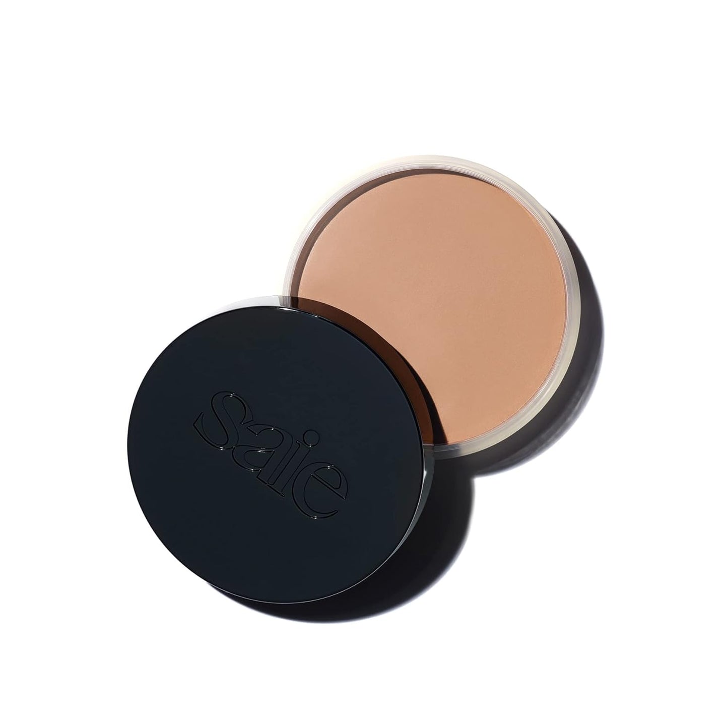 Saie Sun Melt Cream Bronzer - Buildable Balm Face Bronzer for Effortless Sculpting - Cream Contour Enriched with Vitamin C, Nourishing Skincare Ingredients & a Natural Finish - Fair Bronze (1 oz)