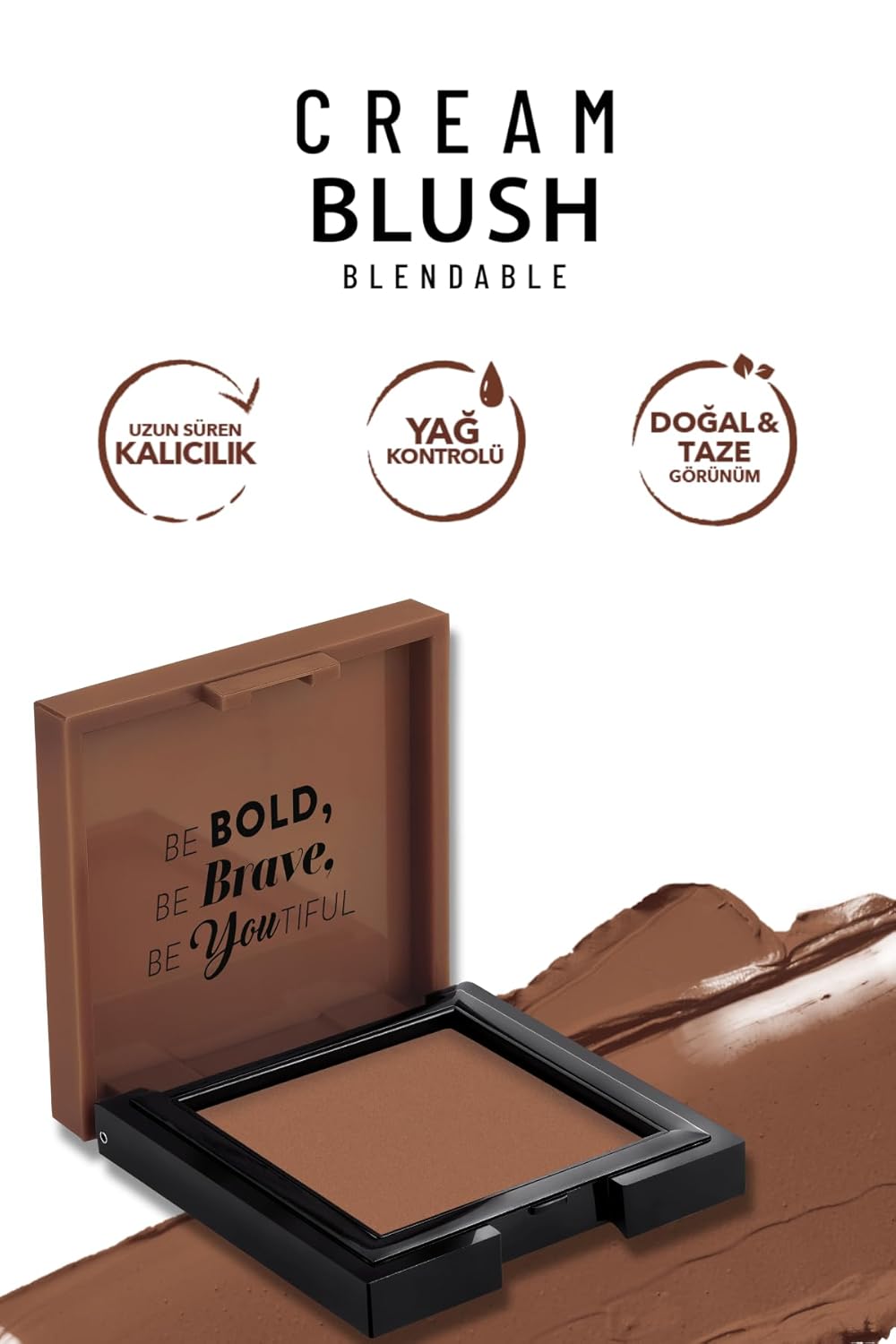 Pastel Cream Blush 50 | Fresh | Healthy & Natural Look | Ligh Weighted Formula | Sebum Control Richly Pigmented | Easily Blendable | Long Lasting | Semi Matte | 0.18 oz.