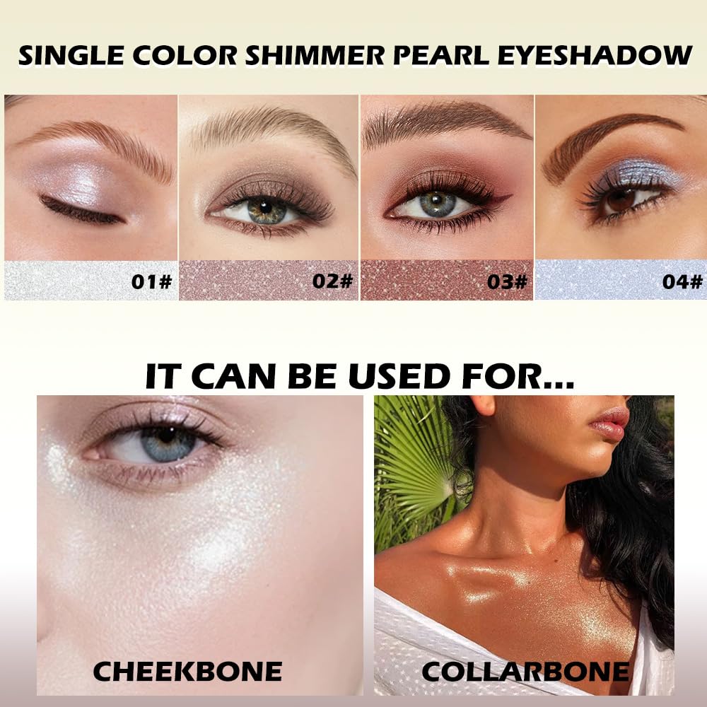 Taupe Mauve Shimmer Single Eye Shadow Palette Makeup with Mirror,Neutral Powder Monochrome Eyeshadow for Older Women,Waterproof Long Lasting Naturing-Looking sombras para ojos