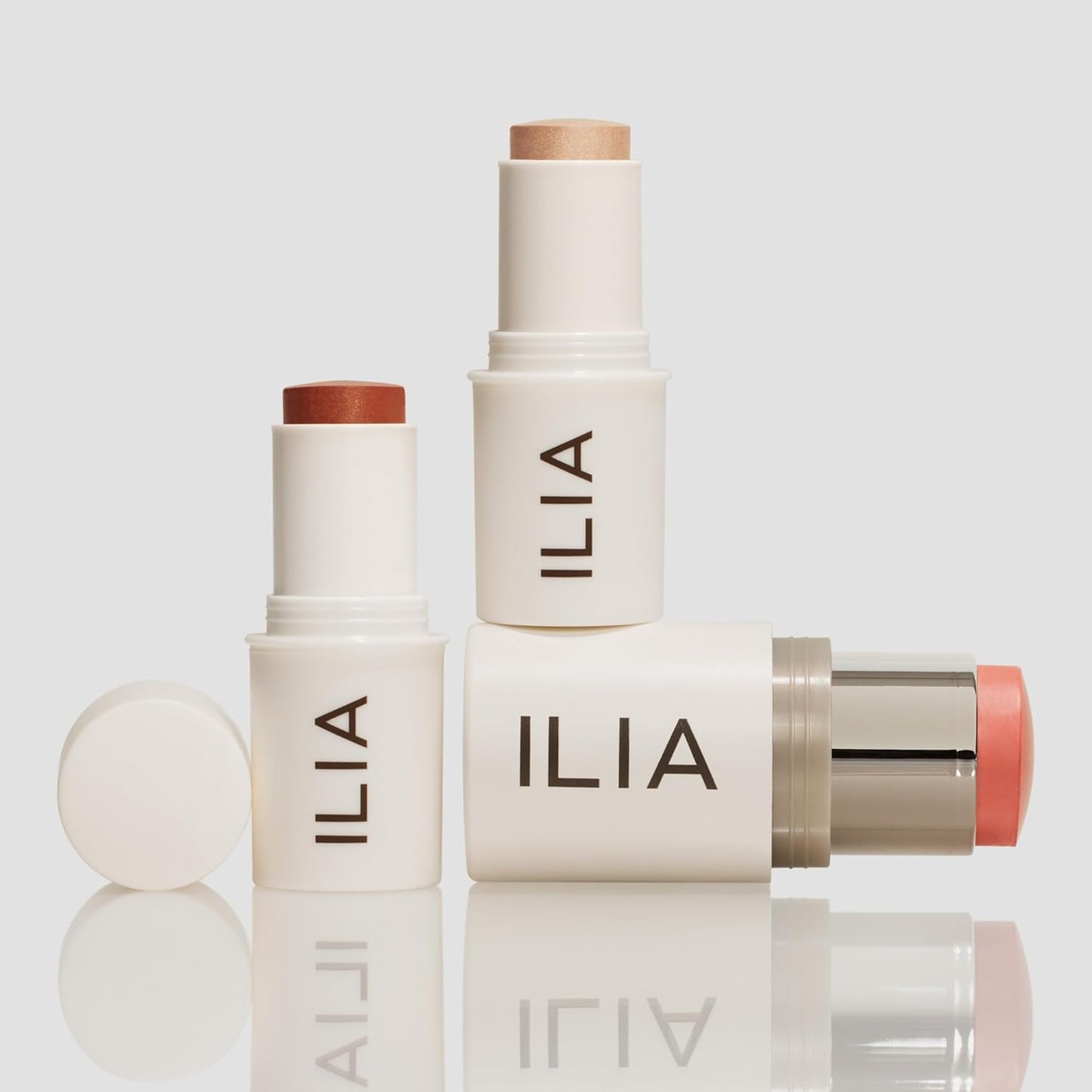 ILIA - Natural Color Ways Multi-Stick Set For Cheeks + Lips | Non-Toxic, Vegan, Cruelty-Free, Clean Makeup