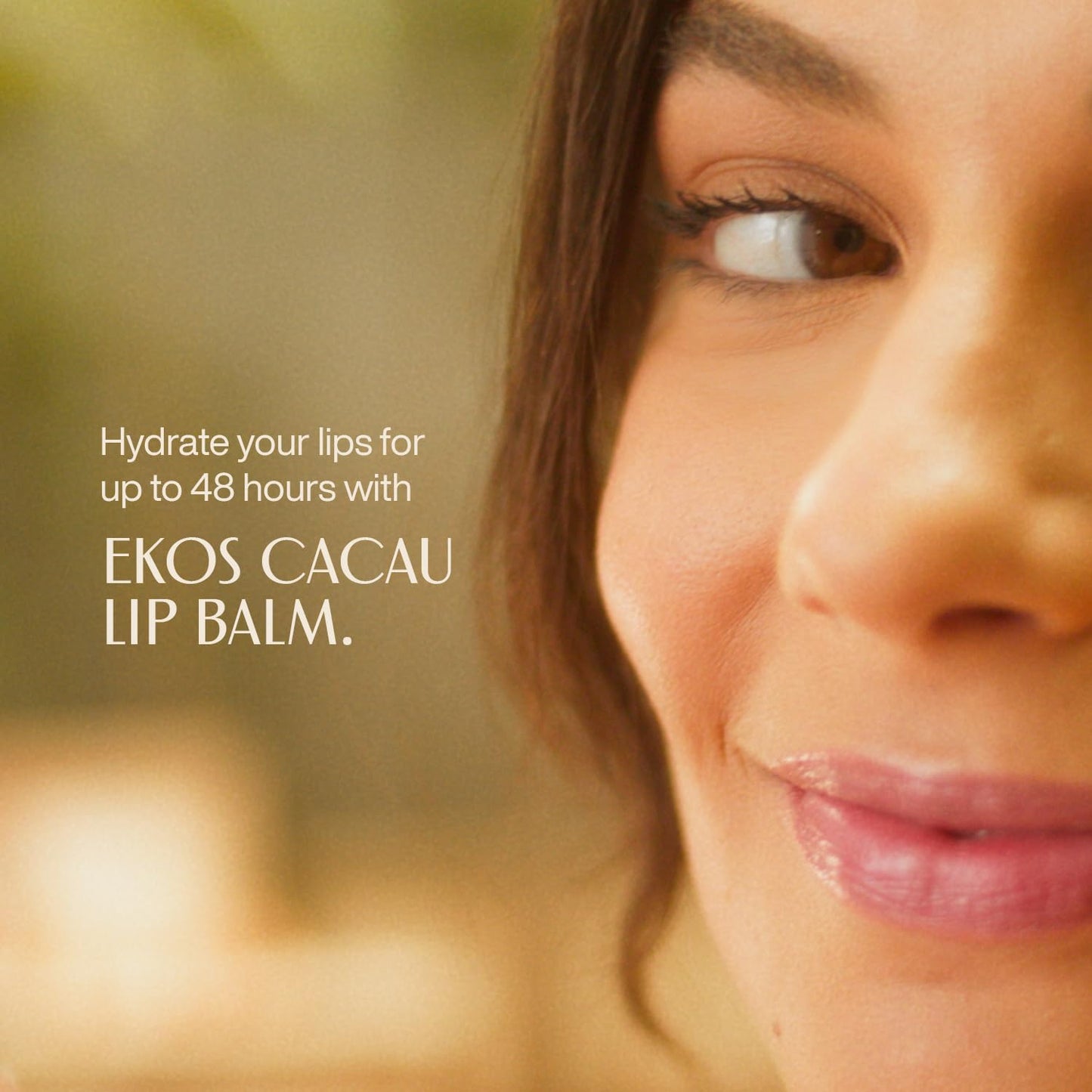 natura Ekos Cacau Lip Balm - Hydrated & Restored Lips - 48h Long-last Effect - Protects From External Aggressors - Vegan - Brazilian Beauty Secrets - Self Care - 0.12 oz (3.5g)