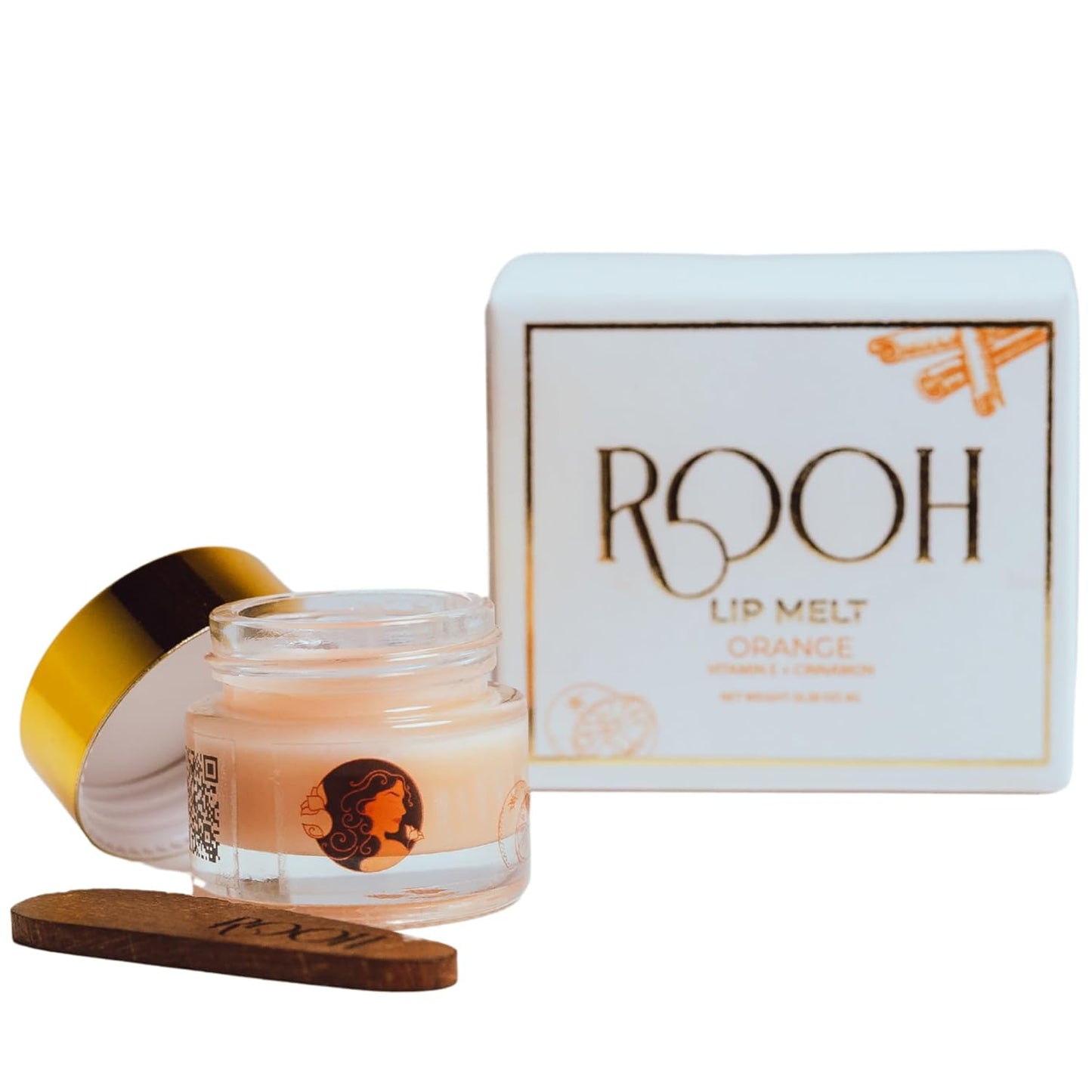 Orange Cinnamon Lip Melt | Moisturizing Vegan Lip Care | Organic, Non-Toxic, Clean Beauty