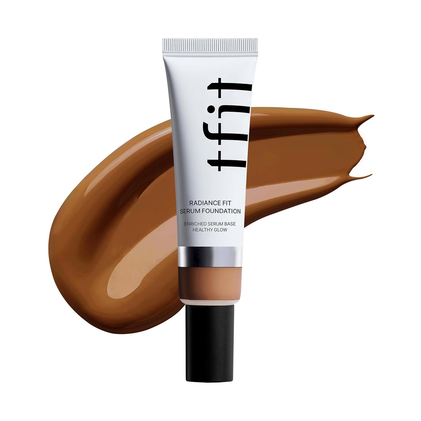 TFIT Radiance Fit Serum Foundation - Flawless Coverage, Dewy finish, Long-lasting Waterproof and sweatproof,Lightweight,Creamy Natural,1.05 Oz. (C09 Sepia, 1.05 Oz.)