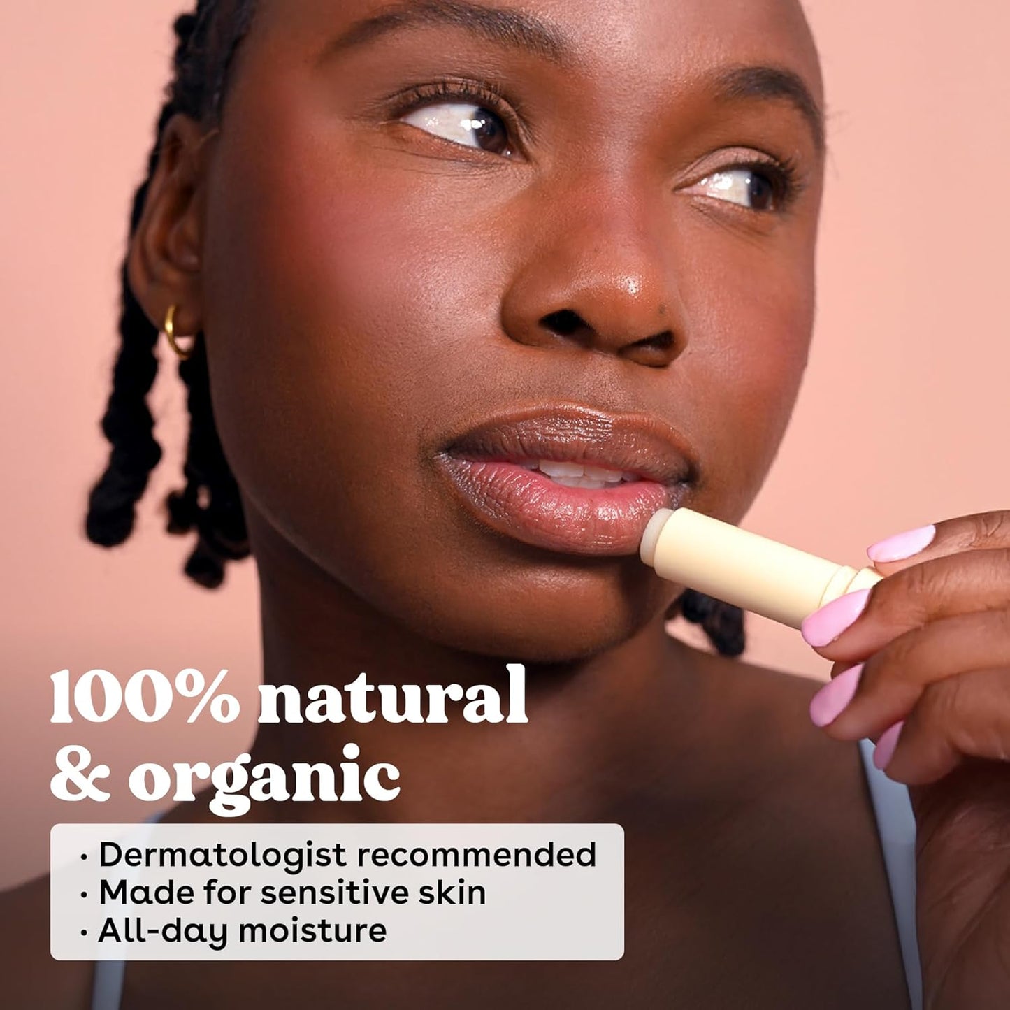 eos 100% Natural & Organic Lip Balm- Sweet Mint, Dermatologist Recommended, All-Day Moisture Lip Care, Made for Sensitive Skin, 0.14 oz