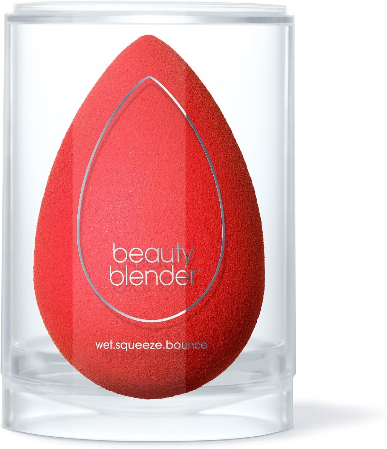 Beautyblender® | Ruby Beauty Blender Makeup Sponge, Super-Soft Foam Easily Blends Foundations, Powders & Creams, Made in USA, Reusable, Washable, Streak Free Application, Vegan, Cruelty Free
