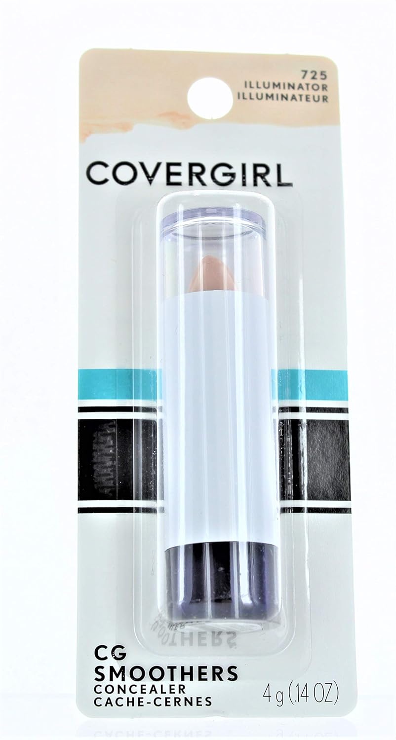CoverGirl Smoothers Concealer, Illuminator [725] 0.14 oz (Pack of 4)