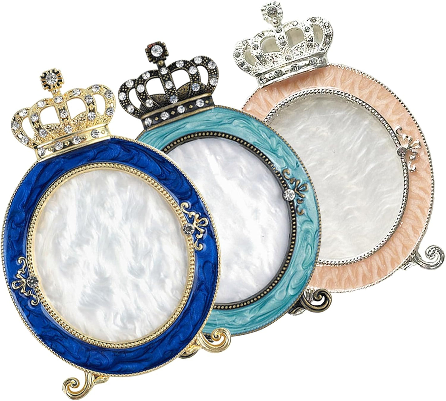 3 Pcs Nail Art Palette, Nail Art Painting Mixed Color Palettes Crown Nail Holder Retro Nail Art Display Board, Nail Art Display Tools Photography Props