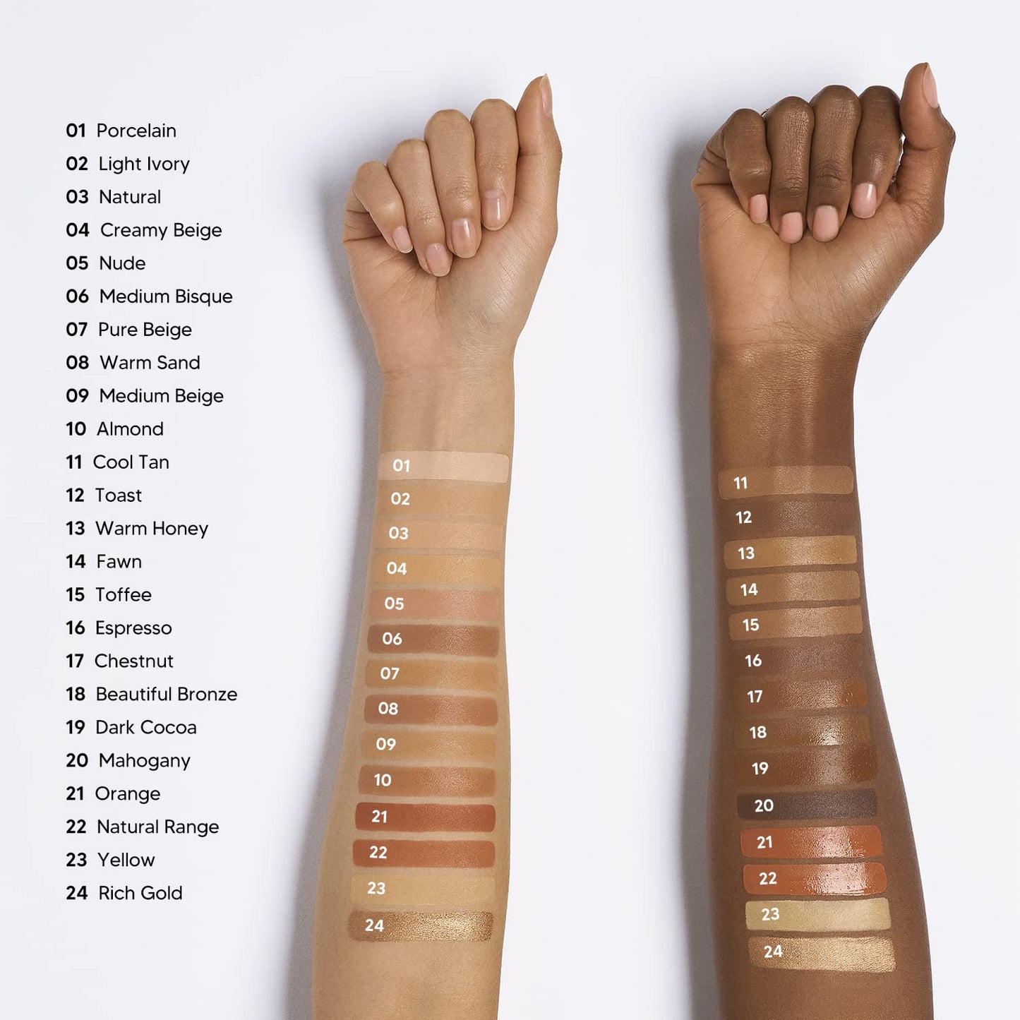 Ruby Kisses HD Brush Concealer & Foundation 3 Pack (Toffee)