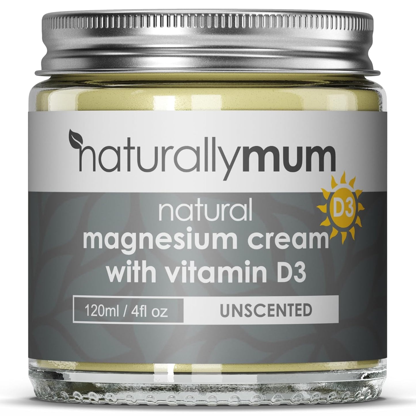 Magnesium Cream with Vitamin D3 [4 Fl Oz] - Magnesium Calm Cream and Vitamin D Lotion - Magnesium D3 Cream - Calming Cream Magnesium and Vitamin D - Turmeric & Arnica Cream - Unscented