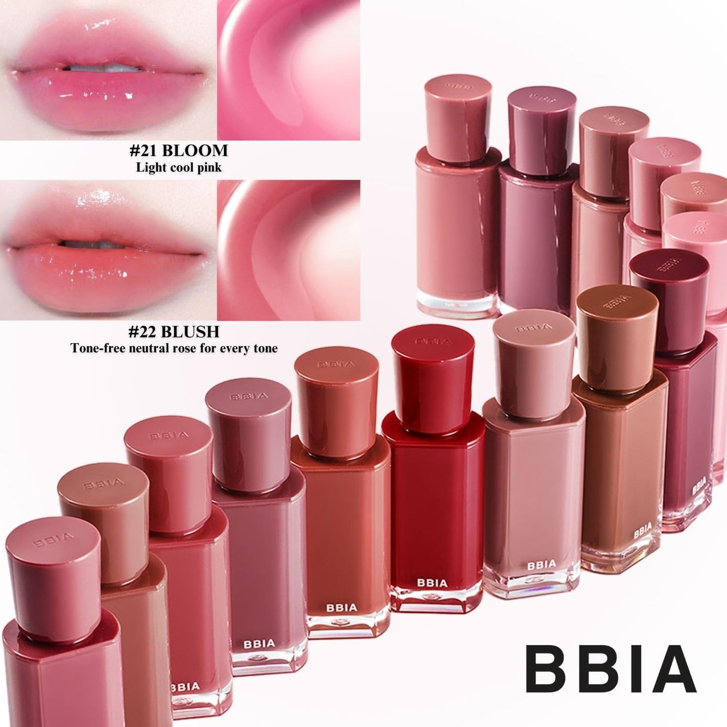 BBIA Glow Tint – Lip Plumping Volumizing Glossy & Glowy Lip Stain Naturally Moisturizing Comfortable Texture Lightweight Long-Lasting Vivid Color Non-Sticky Korean Makeup (04 CINNAMON, Pack of 1)