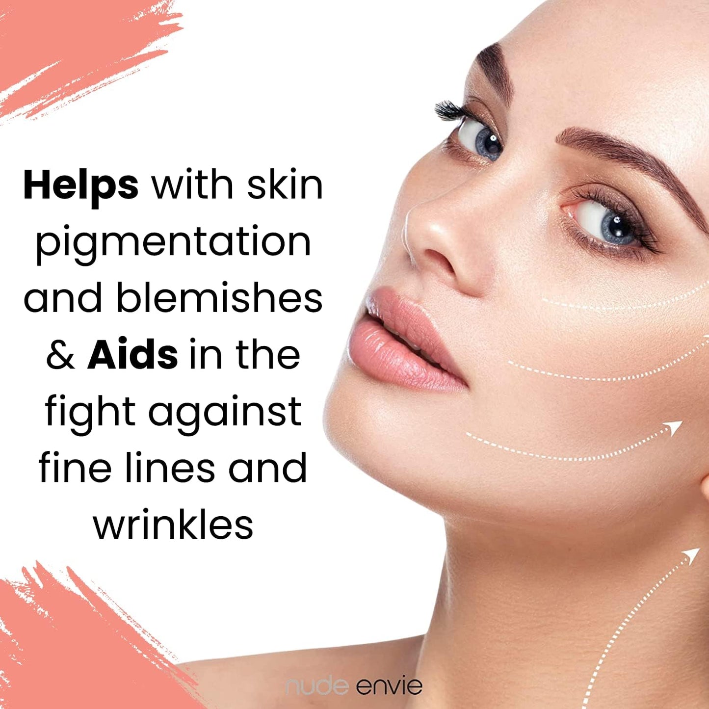 Nude Envie - Cream Blush - Creamy & Blendable for Easy Application - Pigmented Long-Lasting Dewy Finish - With Hyaluronic Acid - Mirror Compact - Vegan, Paraben-Free & Cruelty-Free - Ibiza Nude