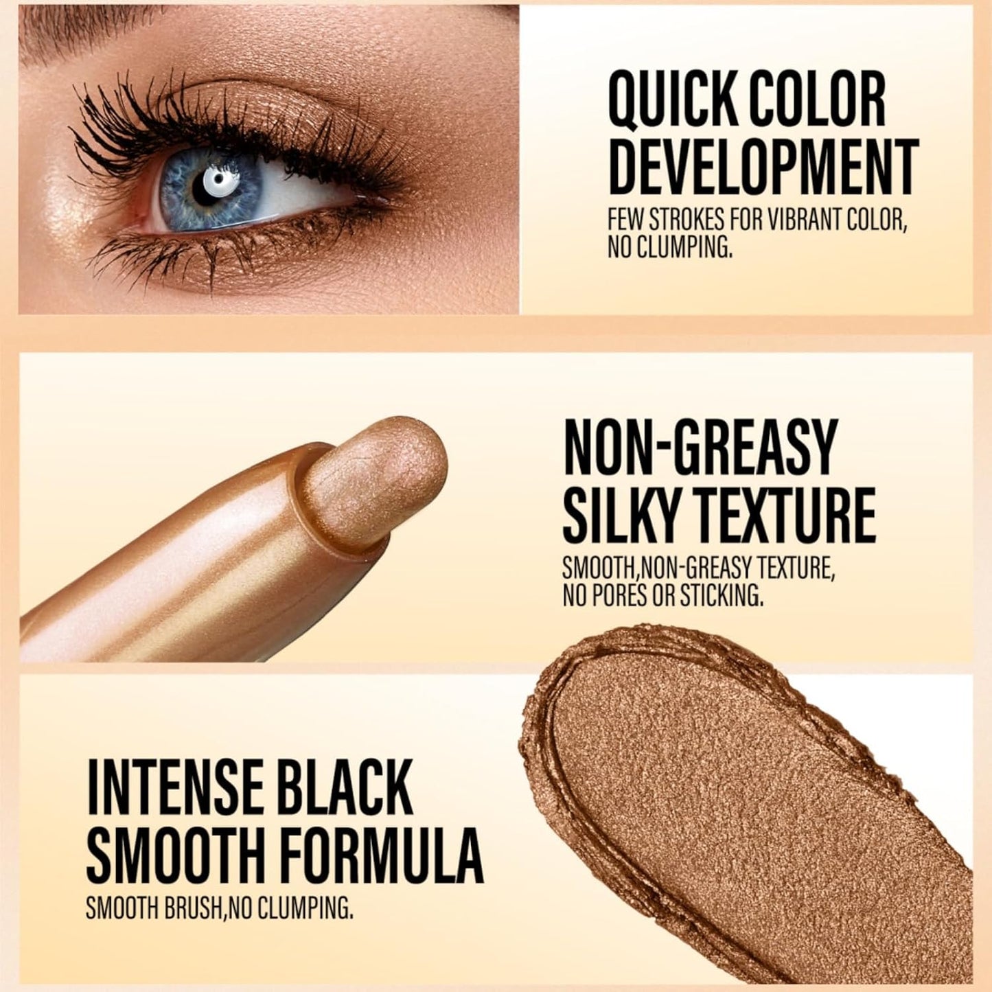 Jolilab Eyeshadow Stick Set, 2 Colors Matte Professional Bright-Colored Contouring and Highlight Eyeshadow Stick, Cream Waterproof Long Lasting High Pigmented Eye Shadow. (2, 07+12)