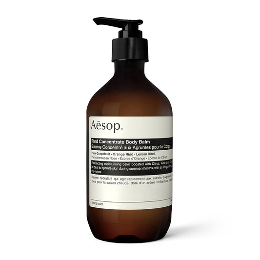 Aesop Rind Concentrate Body Balm | Soften & Smooth Skin | Uplifting Citrus Aroma, Nourishing Nut Oil Extracts | 16.9 oz / 500mL