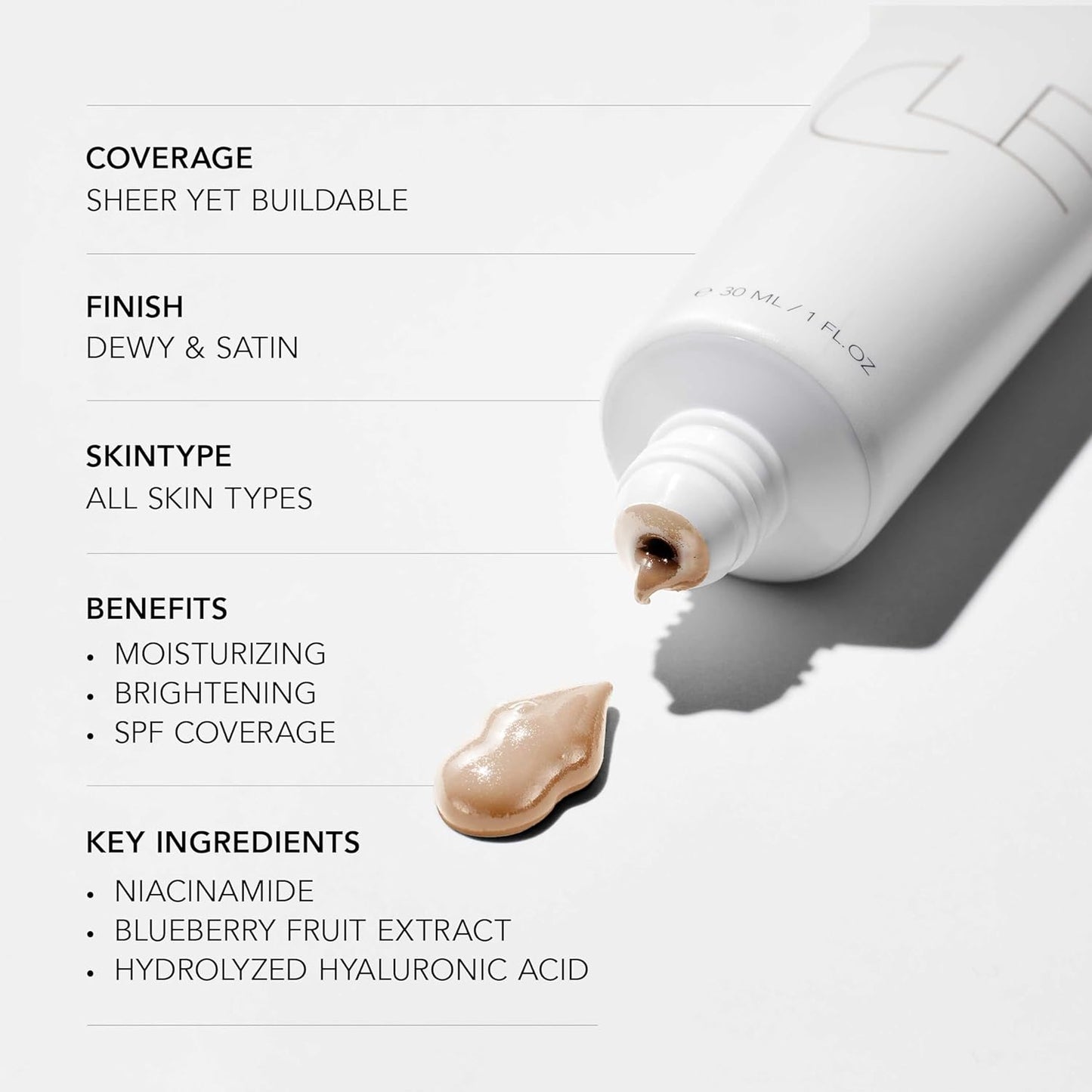 CLE Cosmetics CCC Cream (Neutral Deep 503 / SPF 30) - Color Correcting With Sunscreen - Lightweight, Hydrating Foundation - BB & CC Hybrid - Light to Medium Coverage - 1 fl oz