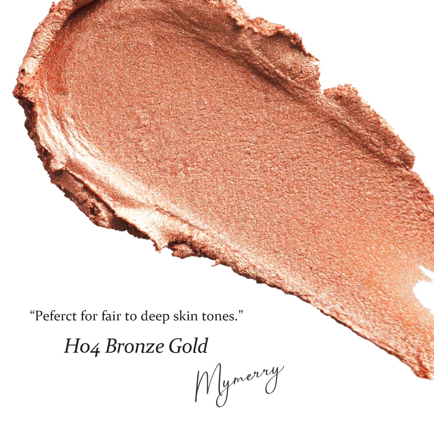 Dewy Highlighter Makeup, Highlighter Makeup Stick for Face and Body, Radiant & Shimmer Glow, Buildable Color for All Day | Vegan & Cruelty-Free | Bronze Caramel Glod 15g/0.53fl.Oz