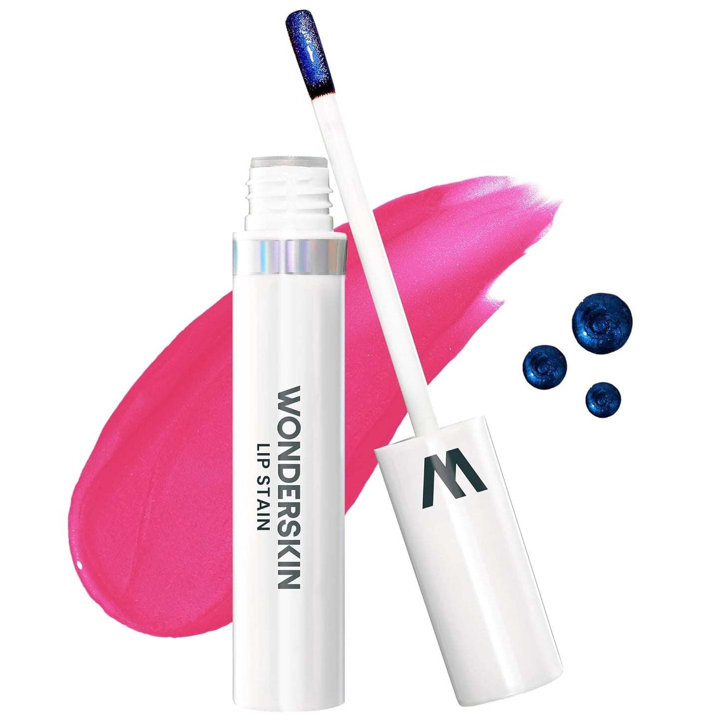 Wonderskin Wonder Blading All Day Lip Stain Peel Off Masque - Long Lasting, Waterproof and Transfer Proof Pink Lip Tint, Matte Finish Peel Off Makeup (Neon Rose Masque)
