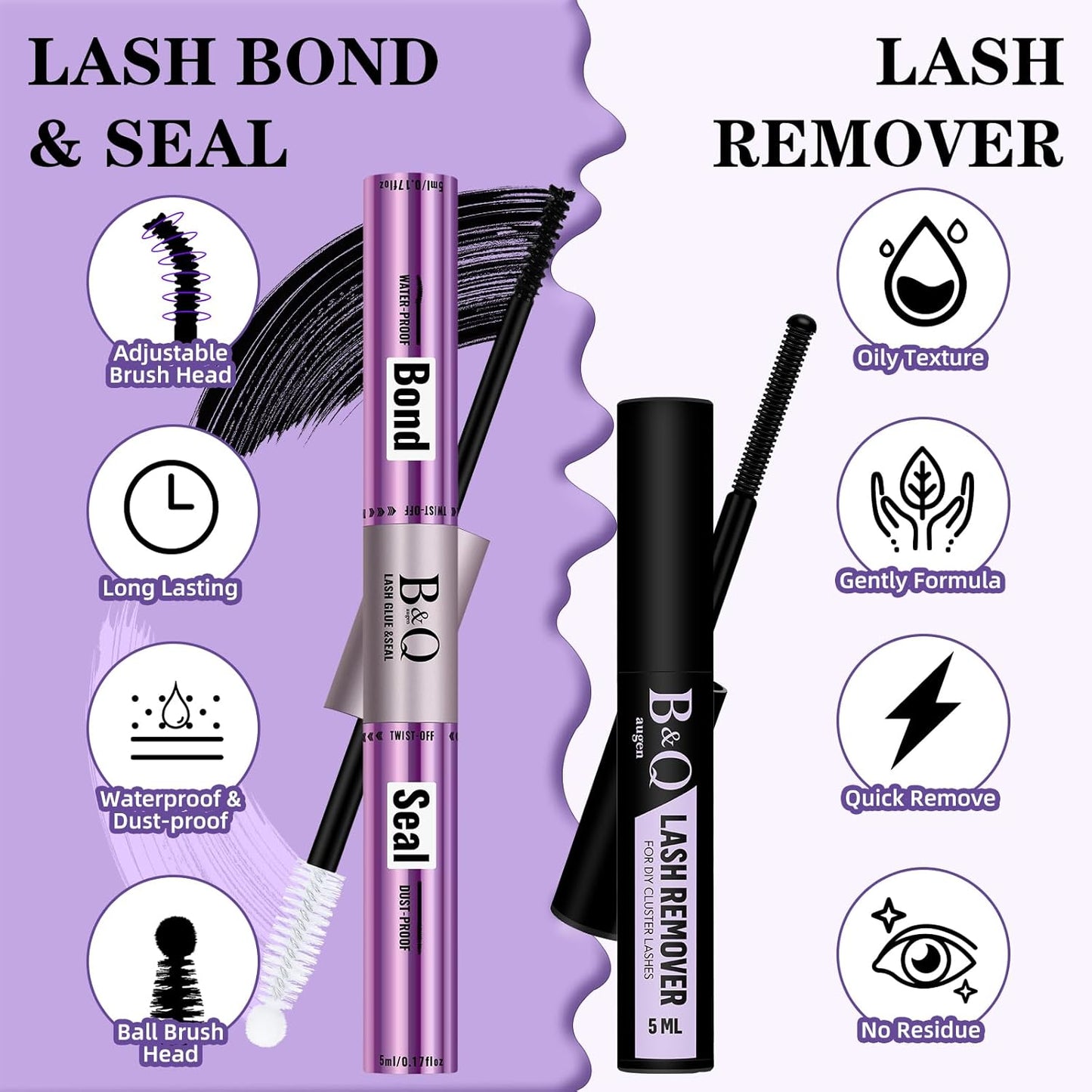 B&Qaugen Lash Clusters Kit Natural Lash Extension Kit for Beginners Z14 156 PCS Wispy Eyelash Extension Kit 8-18 Mixed Cluster Eyelash Extensions Kit D Curl Diy Lash Extension Kit at Home（kit，Z14）