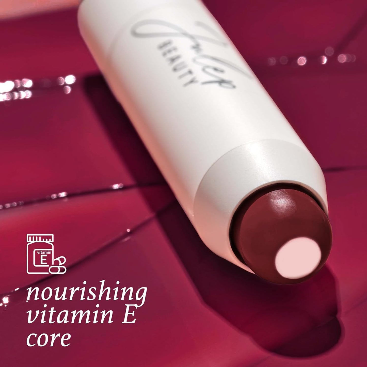 Julep It's Balm Tint of Color Lip Balm - Black Cherry | Hydrating Lip Color with Vitamin E Core | Natural Gloss Finish | Vegan & Cruelty-Free