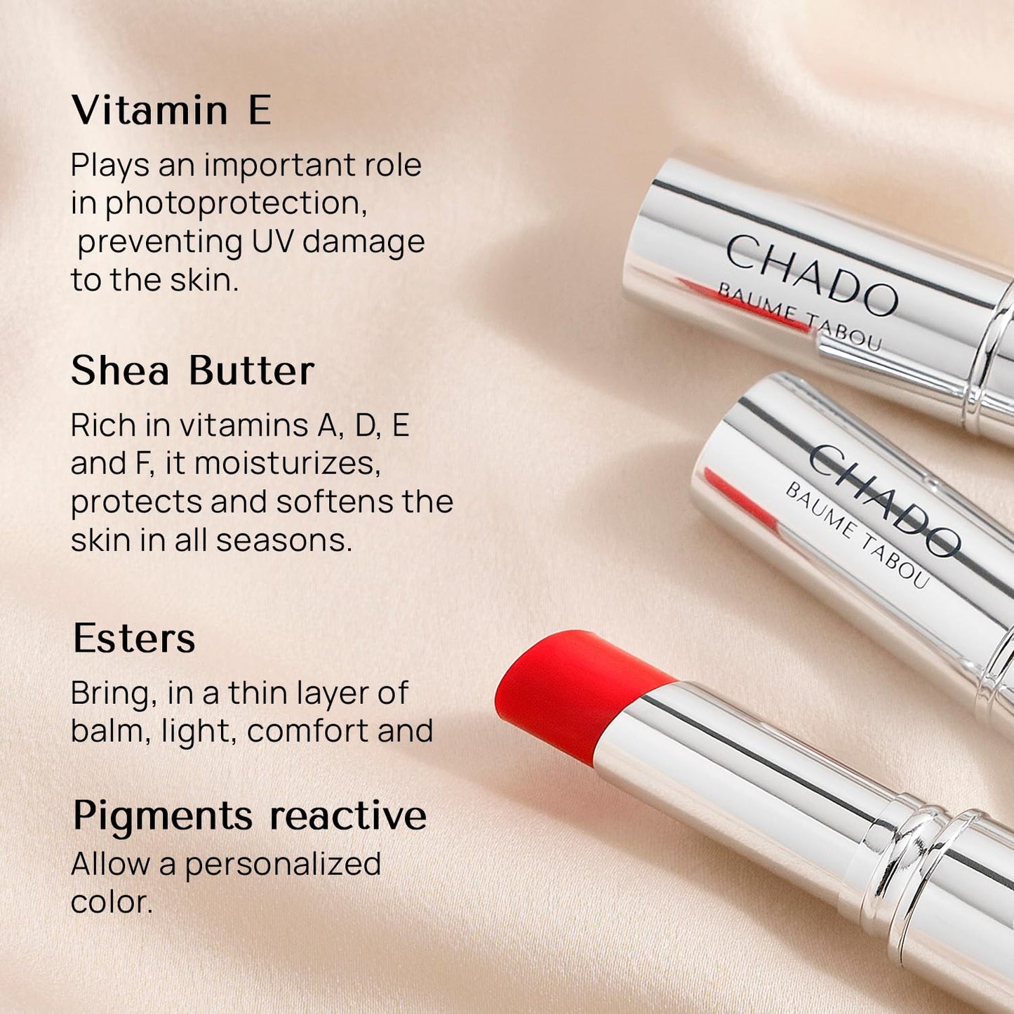 Cosmetics Baume Tabou Tinted Lip Balm, Red