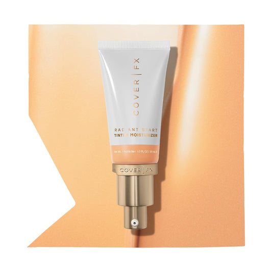 Cover FX Radiant Start Tinted Moisturizer Luminous Finish | Suitable For all Skin Types| Moisturizing Makeup| Light Coverage | 3- Light-Medium with Neutral Undertones
