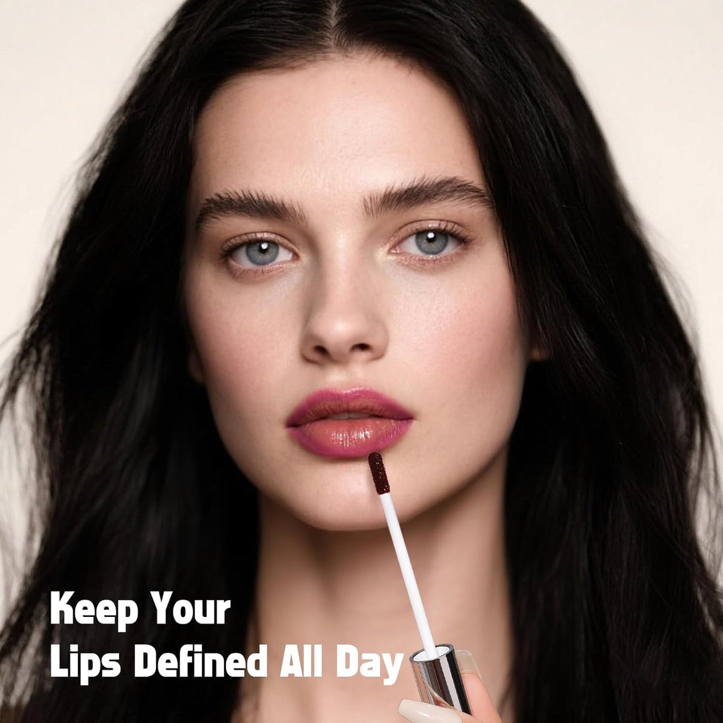 KIMUSE Peel Off Lip Liner Stain, Long Lasting Lip Tint Stain, Waterproof, Transfer-Proof, Highly Pigmented Color Lip Stain Liner, Matte Finish