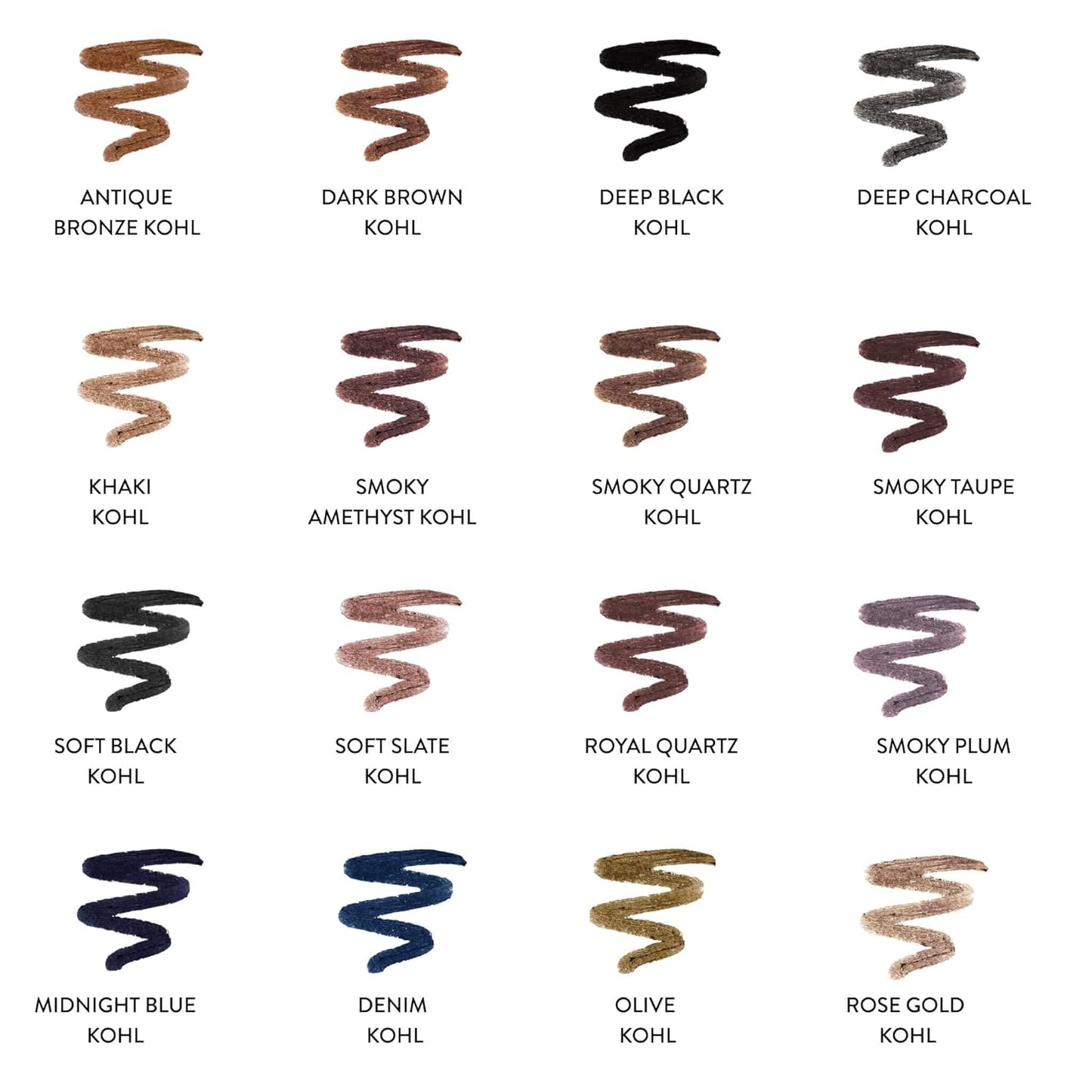 LAURA GELLER NEW YORK Kajal Longwear Kohl Eyeliner Pencil - Soft Black Kohl - Caffeine and Vitamin E - Smooth & Blendable Liner - Built-In Sharpener