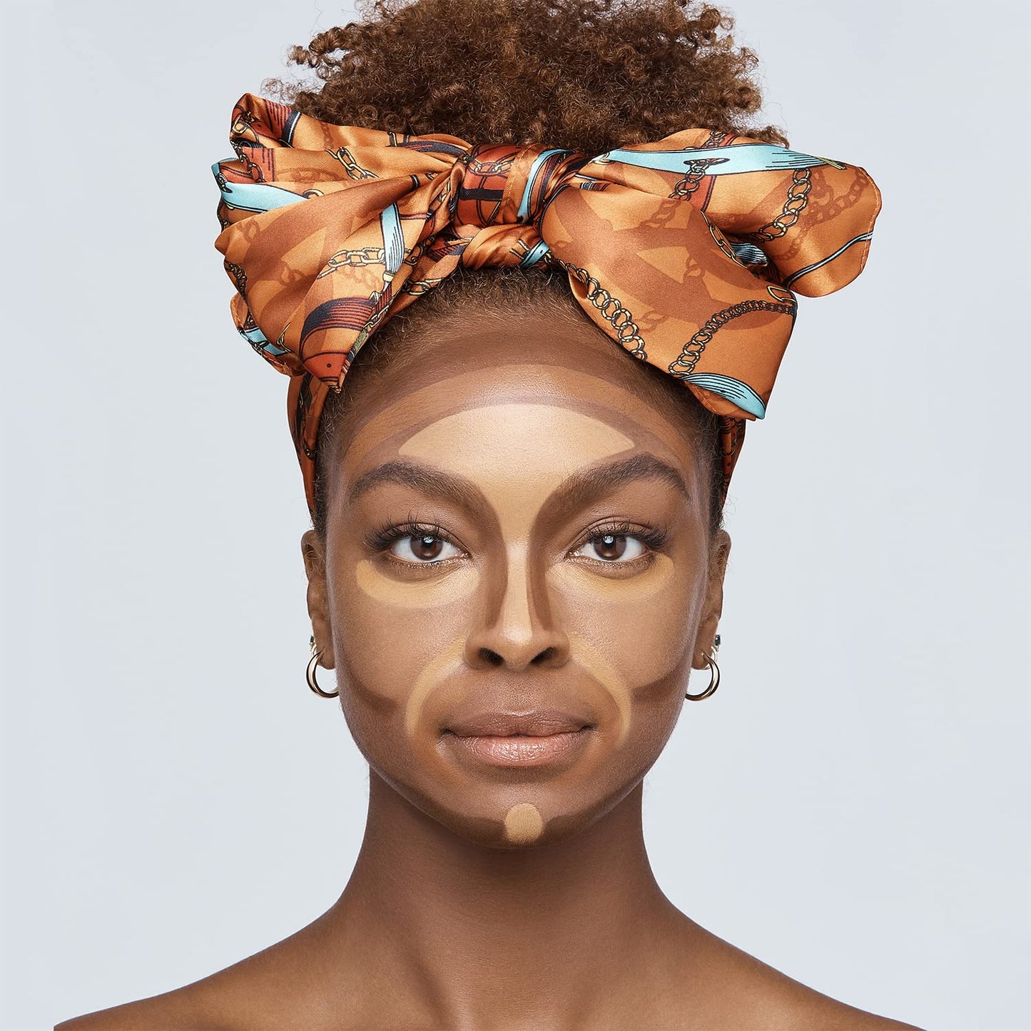 Ruby Kisses HD Brush Concealer & Foundation, Full Coverage, Color Correcting, Highlight, Contour 3 Pack (Orange Corrector)