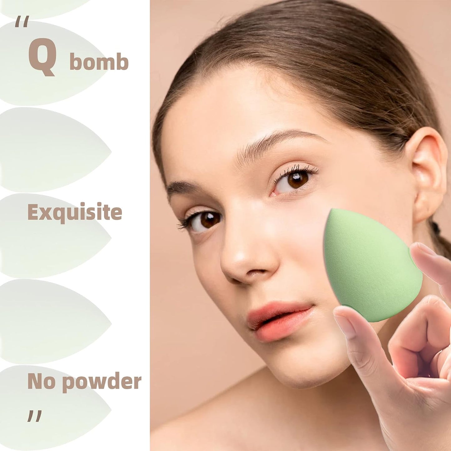 COSTICA Makeup Sponge Set Blender, Beauty Sponge Makeup Blender Flawless for Liquid - Multi Colored 8 pcs Exquisite Packeged