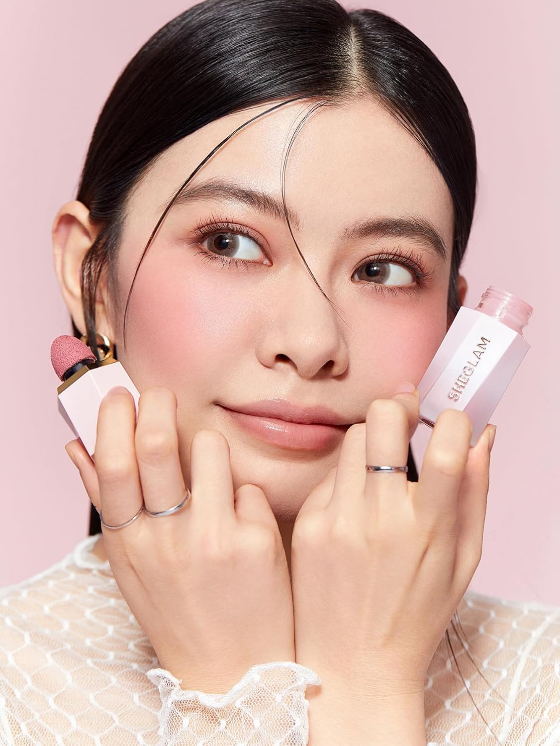 SHEGLAM Color Bloom Liquid Blush Makeup for Cheeks Matte Finish - Love Cake