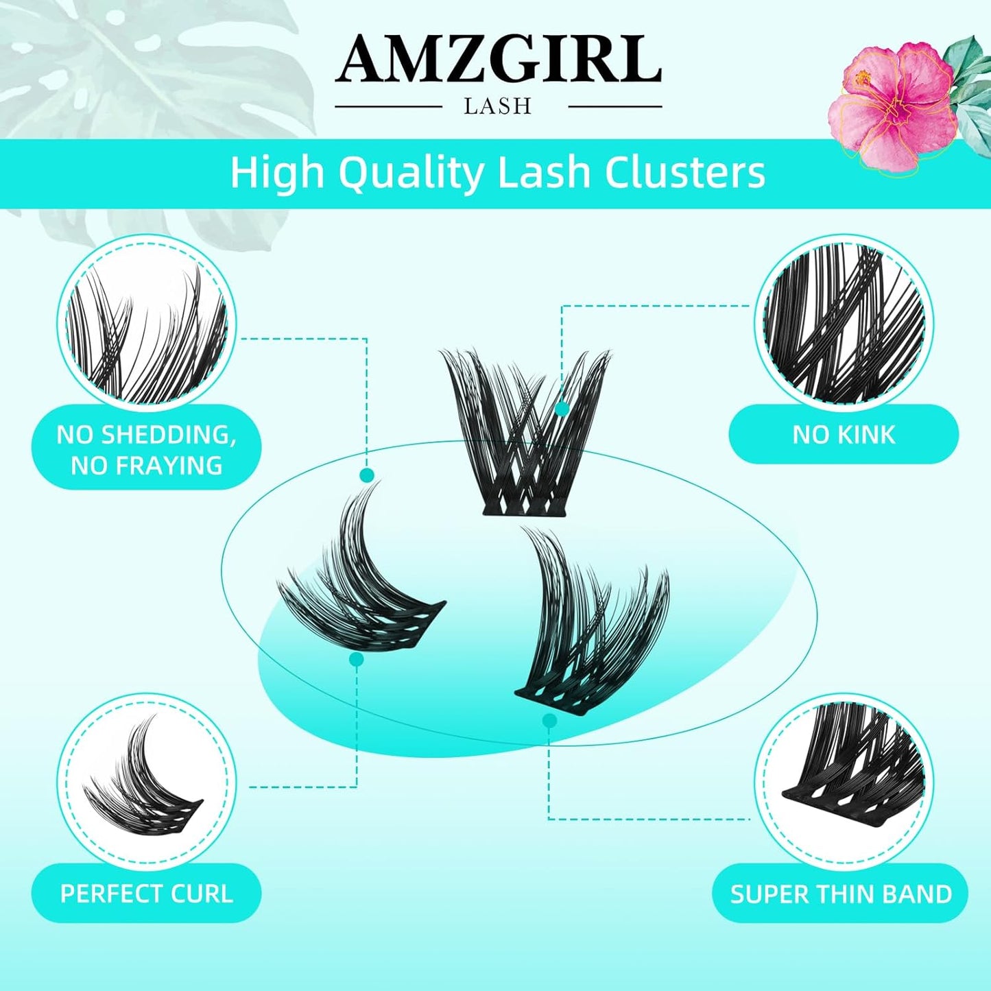 Lash Clusters Wet Look 168Pcs Eyelash Cluster Ultra-Thin Lash Band Eyelashes Extensions Spiky Anime Wide Span Lashes(Mallow,D-12mm)