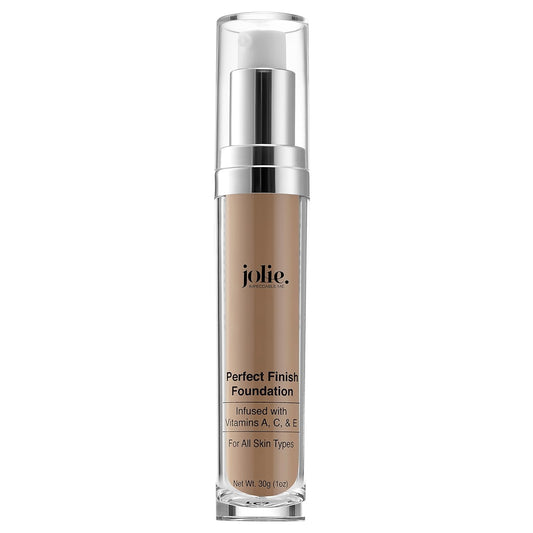 Jolie Perfect Finish Liquid Foundation Makeup SPF 15 Oil Free (MC3)