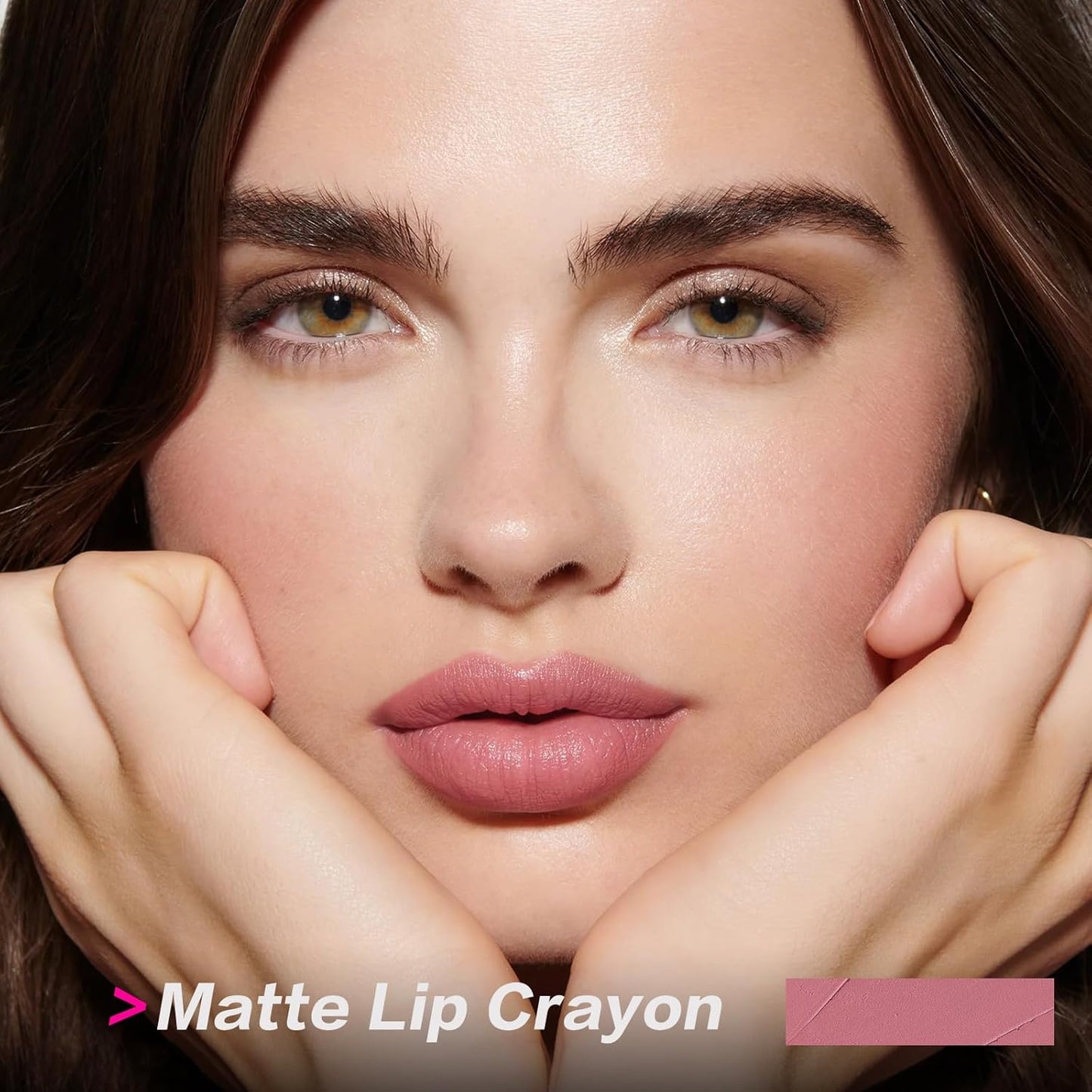 FOCALLURE Ultra Chic Matte Lipstick,Rich Vitamin E Lip Crayon,Lightweight Matte Color without Drying or Fading,Long Lasting Waterproof Lips Makeup,BRAVE