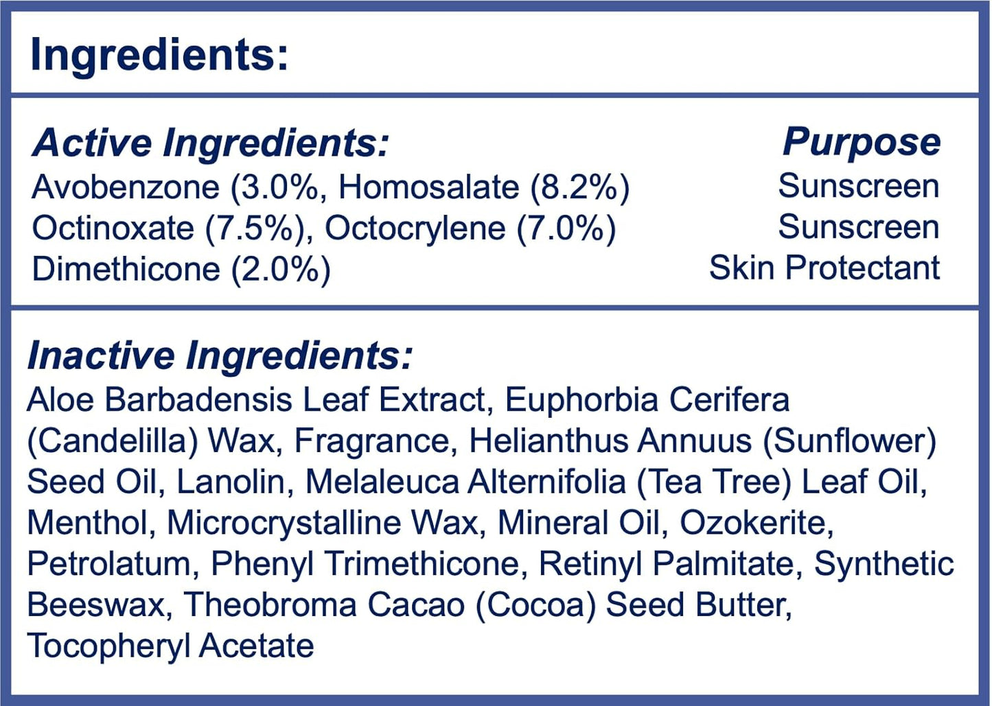 Dermatone Original Lip Balm | Medicated & Moisturizing | Cocoa Butter, Aloe, Vitamin E | Soothe & Heal Chapped Lips | SPF30 | 2-Pack, 0.15oz sticks