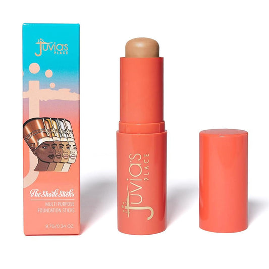 Juvia's Place Shade Stick Foundation, Concealer, Contour, Belize, Medium w/Neutral Undertone, .34 oz