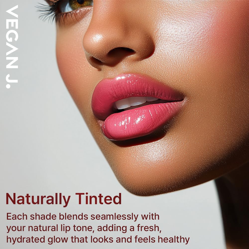 Lip Balm – Long-Lasting Hydration with Natural Color – Korean Beauty, Oasis Plant Complex, Silicone-Free, Vegan & Cruelty-Free Lip Care (002 Blush Pink)