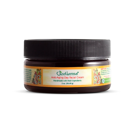 Just Nutritive Anti-Aging Day Facial Cream | Best Day Cream | Lasting Radiant Appearance | Leaves Skin Fresh Softens The Look of Fine Lines | Locks In Moisture 2oz