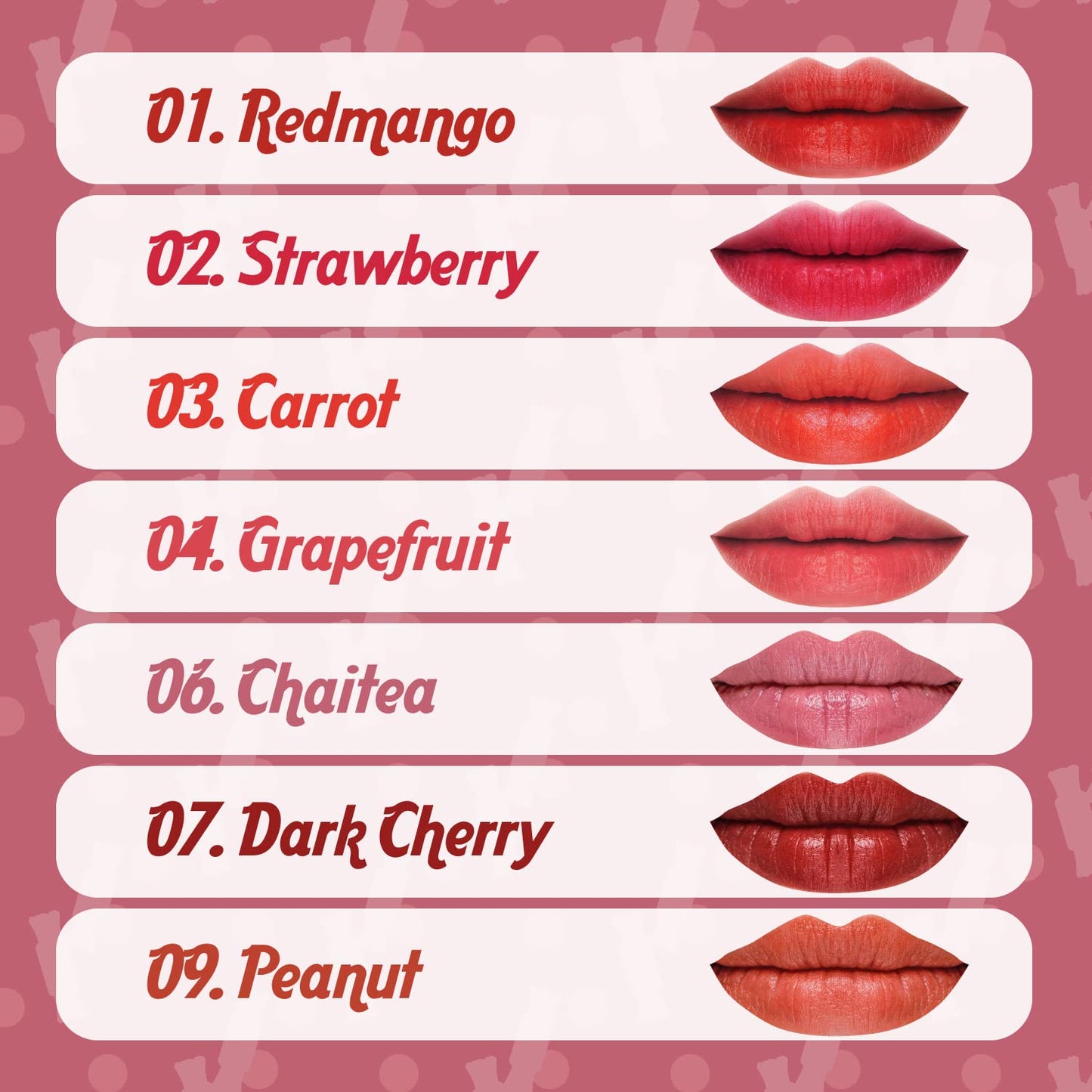 THESAEM Saemmul Mousse Candy Tint #6 Chaitea Mousse - High Pigment Matte Finish Long Lasting Lip Stain with Honey Extracts to Hydrate Lips - Weightless & Smudge-Proof, 0.3 fl.oz.