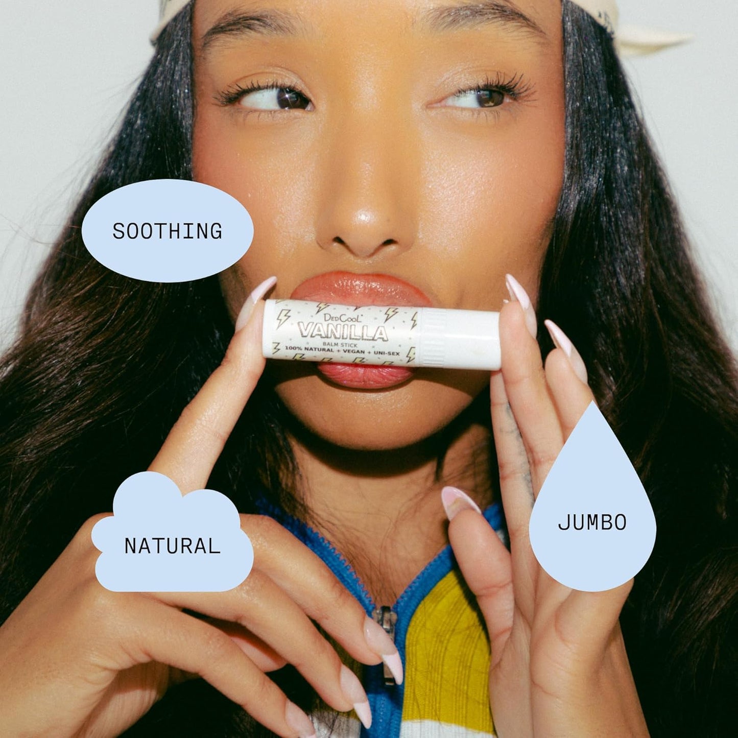 DedCool Lip Balm Stick (Coconut Milk) Jumbo, Vegan, Flavored, Coconut Oil Lip Balm, Long Lasting, Moisturization, Hydrates Dry & Chapped Lips, Vegan, Natural, Clean, Non-Toxic, Fragrance For All