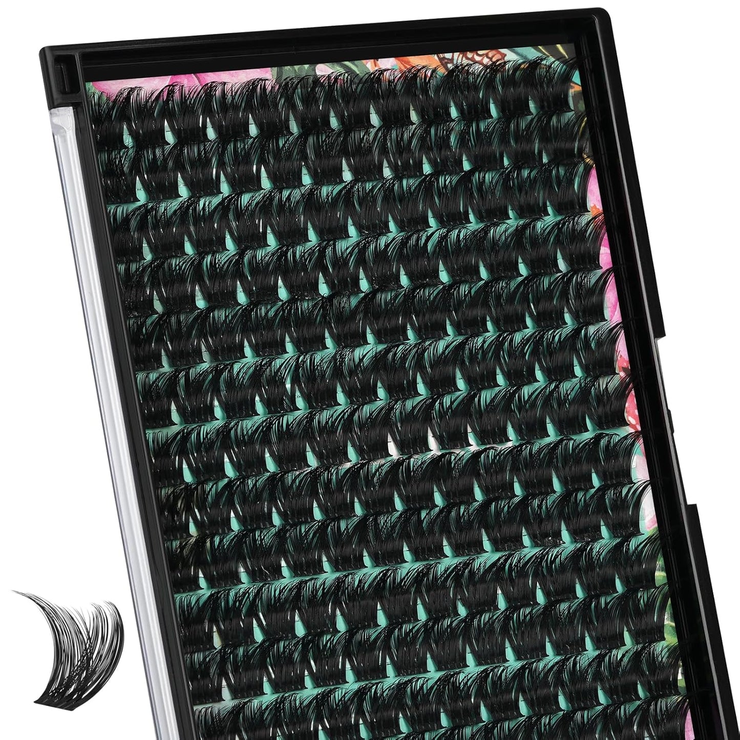 Lash Clusters Wet Look 168Pcs Eyelash Cluster Ultra-Thin Lash Band Eyelashes Extensions Spiky Anime Wide Span Lashes(Tulip,C-12mm)