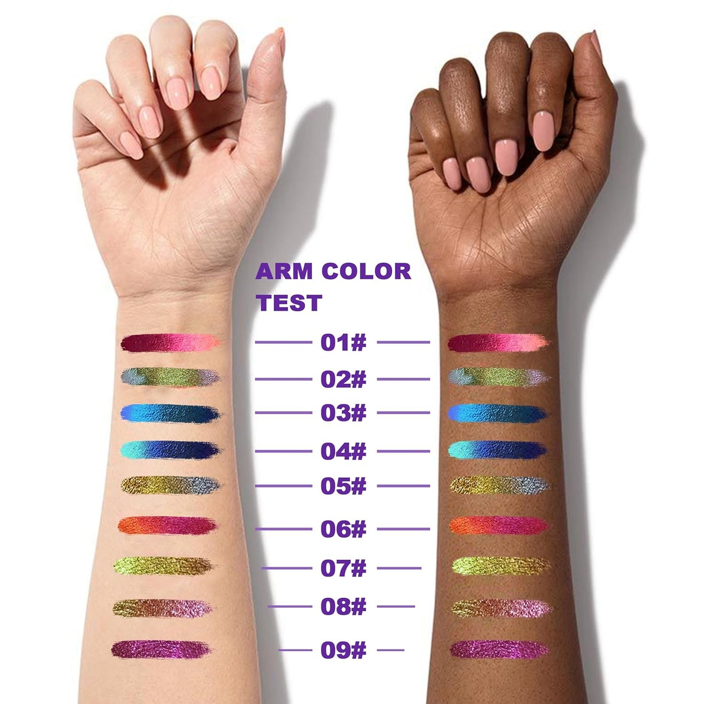 Maydear Chameleon Lipstick, High Pigmented for Women Metallic Shine Lip Gloss, Full-Coverage Multichrome Long Lasting Rainbow Makeup, Blue Purple